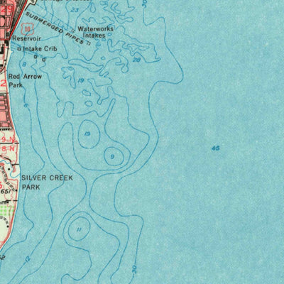 United States Geological Survey Manitowoc, WI (1954, 62500-Scale) digital map