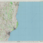 United States Geological Survey Manitowoc, WI-MI (1984, 100000-Scale) digital map