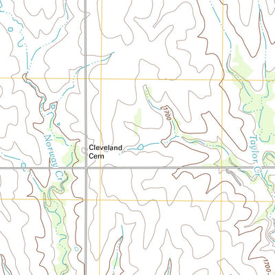United States Geological Survey Mankato NW, KS (2012, 24000-Scale) digital map