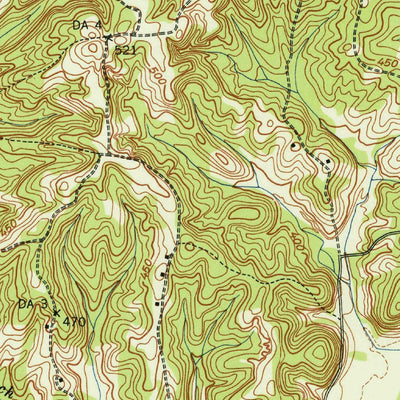 United States Geological Survey Manleyville, TN (1940, 24000-Scale) digital map
