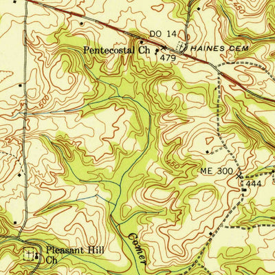 United States Geological Survey Manleyville, TN (1941, 24000-Scale) digital map