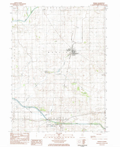 United States Geological Survey Manlius, IL (1983, 24000-Scale) digital map