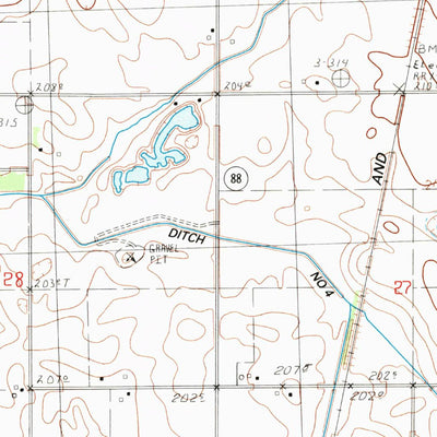 United States Geological Survey Manlius, IL (1983, 24000-Scale) digital map