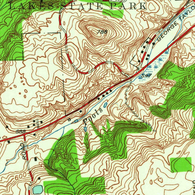 United States Geological Survey Manlius, NY (1957, 24000-Scale) digital map