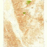 United States Geological Survey Manly Peak, CA (1950, 62500-Scale) digital map