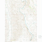 United States Geological Survey Mann Creek SE, ID (1987, 24000-Scale) digital map