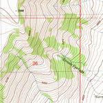 United States Geological Survey Mann Lake, OR (1981, 24000-Scale) digital map