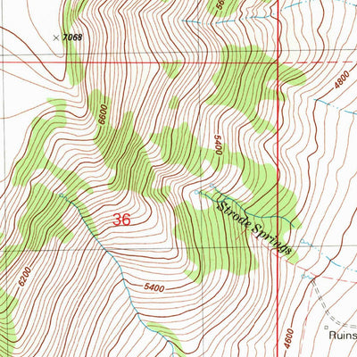 United States Geological Survey Mann Lake, OR (1981, 24000-Scale) digital map