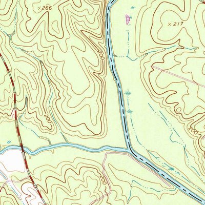 United States Geological Survey Mannboro, VA (1964, 24000-Scale) digital map