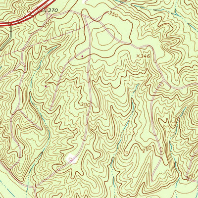 United States Geological Survey Mannboro, VA (1964, 24000-Scale) digital map