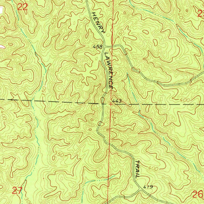 United States Geological Survey Manning, AR (1965, 24000-Scale) digital map