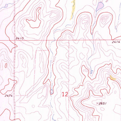 United States Geological Survey Manning NW, ND (1973, 24000-Scale) digital map