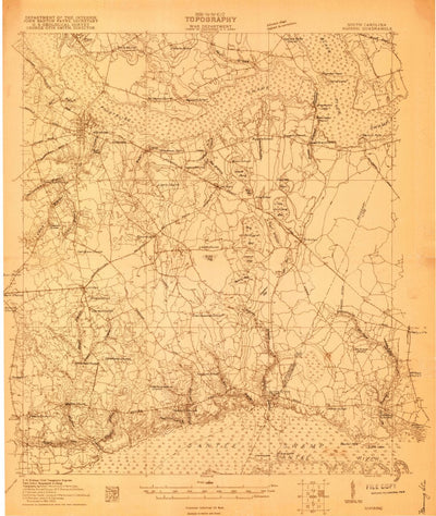 United States Geological Survey Manning, SC (1920, 48000-Scale) digital map