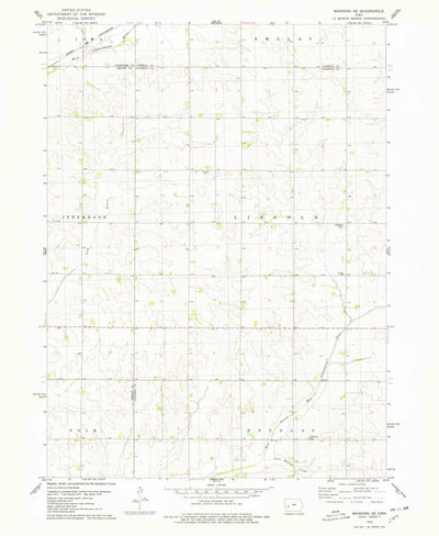 United States Geological Survey Manning SE, IA (1978, 24000-Scale) digital map