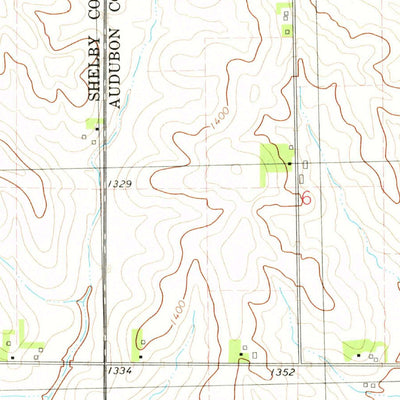United States Geological Survey Manning SE, IA (1978, 24000-Scale) digital map