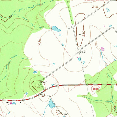 United States Geological Survey Manning, TX (1963, 24000-Scale) digital map