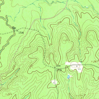 United States Geological Survey Manning, TX (1963, 24000-Scale) digital map