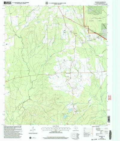 United States Geological Survey Manning, TX (2003, 24000-Scale) digital map