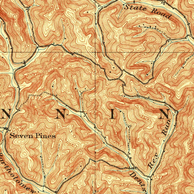 United States Geological Survey Mannington, WV-PA (1905, 62500-Scale) digital map
