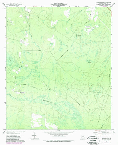 United States Geological Survey Manningtown, GA (1977, 24000-Scale) digital map