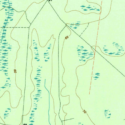 United States Geological Survey Manningtown, GA (1988, 24000-Scale) digital map