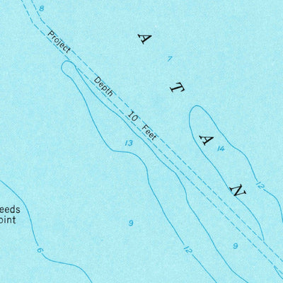 United States Geological Survey Manns Harbor, NC (1953, 24000-Scale) digital map