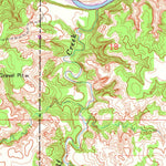 United States Geological Survey Mannsville, OK (1963, 24000-Scale) digital map