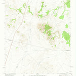 United States Geological Survey Mano Prieto Mountain, TX (1972, 24000-Scale) digital map