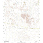 United States Geological Survey Mano Prieto Mountain, TX (2012, 24000-Scale) digital map