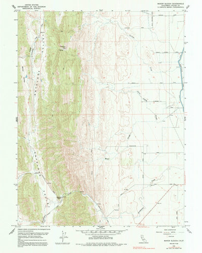 United States Geological Survey Manor Slough, CA (1958, 24000-Scale) digital map