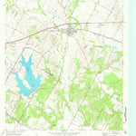 United States Geological Survey Manor, TX (1968, 24000-Scale) digital map