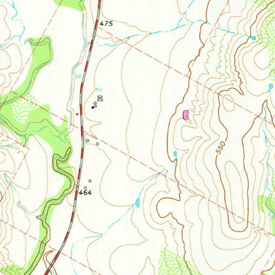 United States Geological Survey Manor, TX (1968, 24000-Scale) digital map