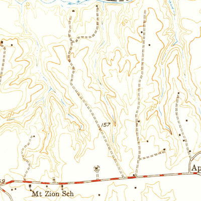 United States Geological Survey Manquin, VA (1950, 24000-Scale) digital map