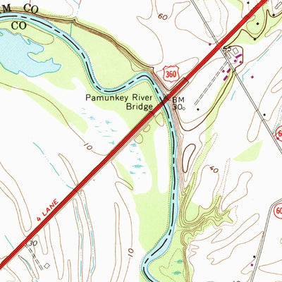 United States Geological Survey Manquin, VA (1968, 24000-Scale) digital map