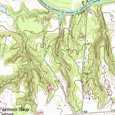 United States Geological Survey Manquin, VA (1968, 24000-Scale) digital map