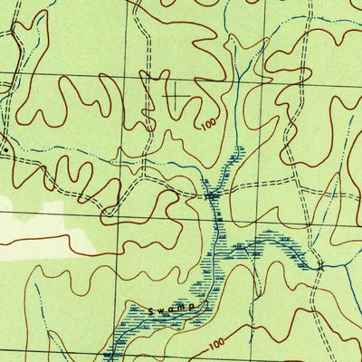 United States Geological Survey Manry, VA (1943, 31680-Scale) digital map