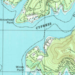 United States Geological Survey Mansfield Dam, TX (1986, 24000-Scale) digital map