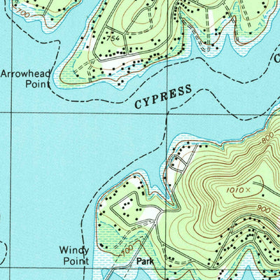 United States Geological Survey Mansfield Dam, TX (1986, 24000-Scale) digital map
