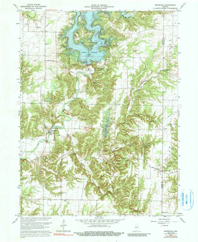 United States Geological Survey Mansfield, IN (1963, 24000-Scale) digital map