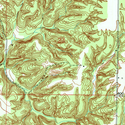 United States Geological Survey Mansfield, IN (1963, 24000-Scale) digital map