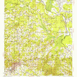 United States Geological Survey Mansfield, LA (1945, 62500-Scale) digital map