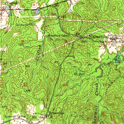 United States Geological Survey Mansfield, LA (1957, 62500-Scale) digital map