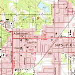 United States Geological Survey Mansfield, LA (1980, 24000-Scale) digital map