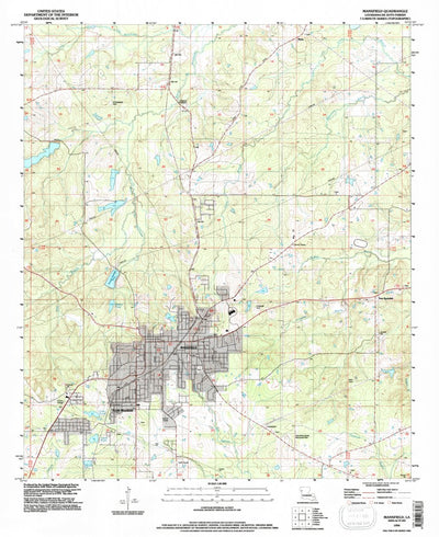 United States Geological Survey Mansfield, LA (1994, 24000-Scale) digital map
