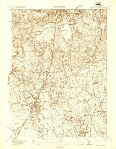 United States Geological Survey Mansfield, MA (1936, 24000-Scale) digital map