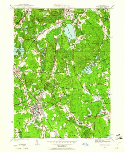 United States Geological Survey Mansfield, MA (1946, 24000-Scale) digital map
