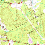 United States Geological Survey Mansfield, MA (1964, 25000-Scale) digital map