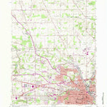 United States Geological Survey Mansfield North, OH (1960, 24000-Scale) digital map