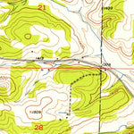 United States Geological Survey Mansfield NW, MO (1951, 24000-Scale) digital map