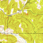 United States Geological Survey Mansfield NW, MO (1951, 24000-Scale) digital map